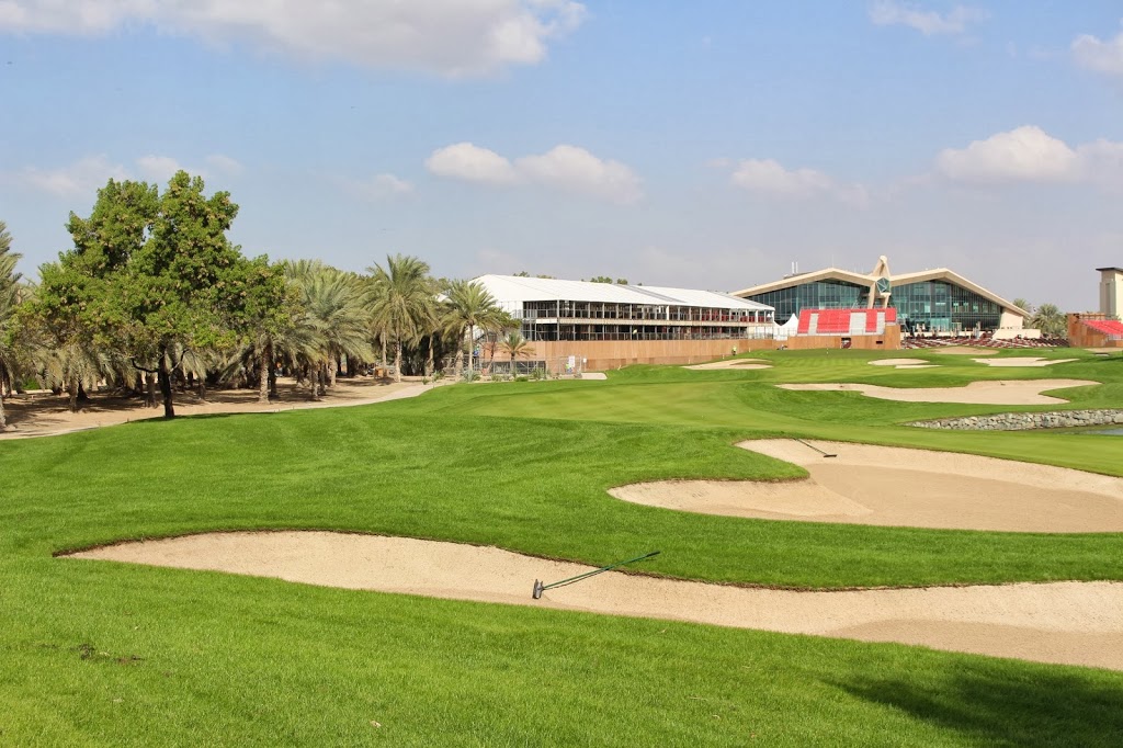 Abu Dhabi Golfclub, Loch 18. Wo jeder (ausser ich) eine Eaglechance hat...